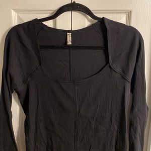 Free People Scoopneck Long Sleeve